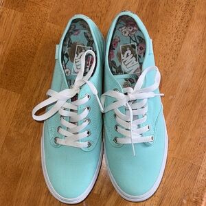 Vans Women's Light Blue Sneakers